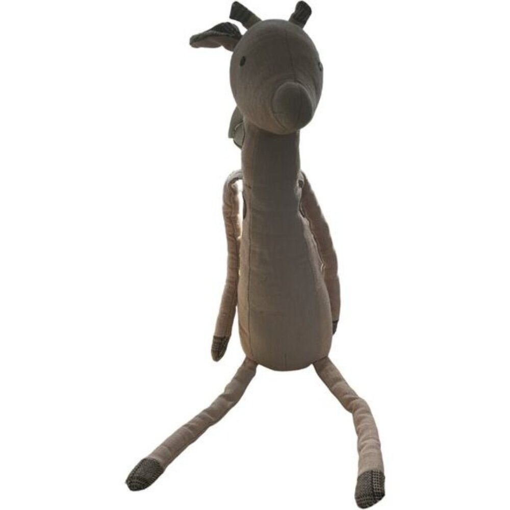 Jellycat of London Skandoodle Lanky Skinny Tan Plaid Spot Giraffe Plush 15"